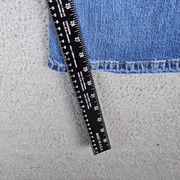 Levis 527 Jeans Mens 36x32 Blue Mid Rise Boot Cut Cowboy Denim - Picture 6 of 10